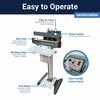 Sealer Sales 18in KF-Series Foot Sealer w/ 2.5mm Seal Width, Standing Operation KF-450F+STE+PPSE